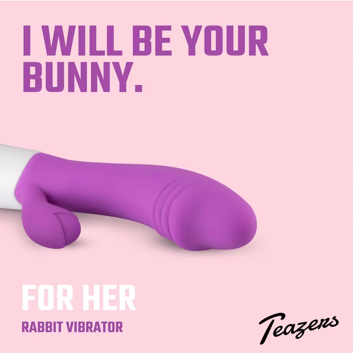 Teazers – Tarzanbocht Rabbit Vibrator (Purple)
