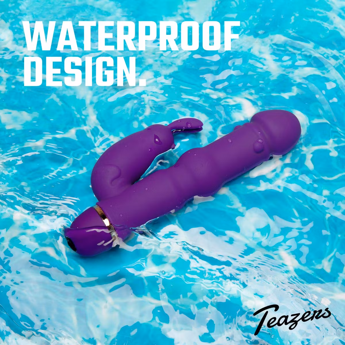Teazers – Silicone Rabbit Vibrator (Purple)