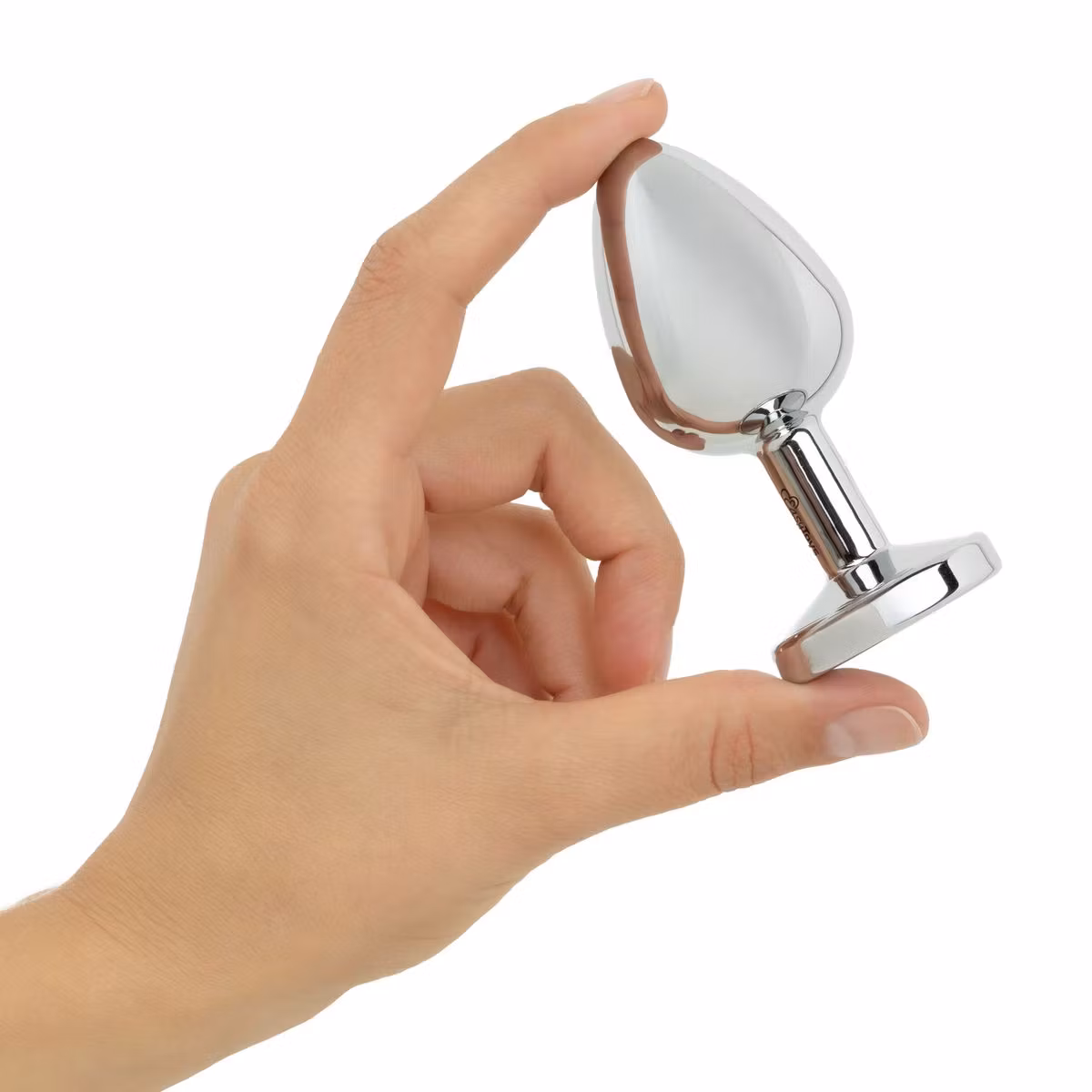 EasyToys Anal Collection – LED Butt Plug Large (Silver)