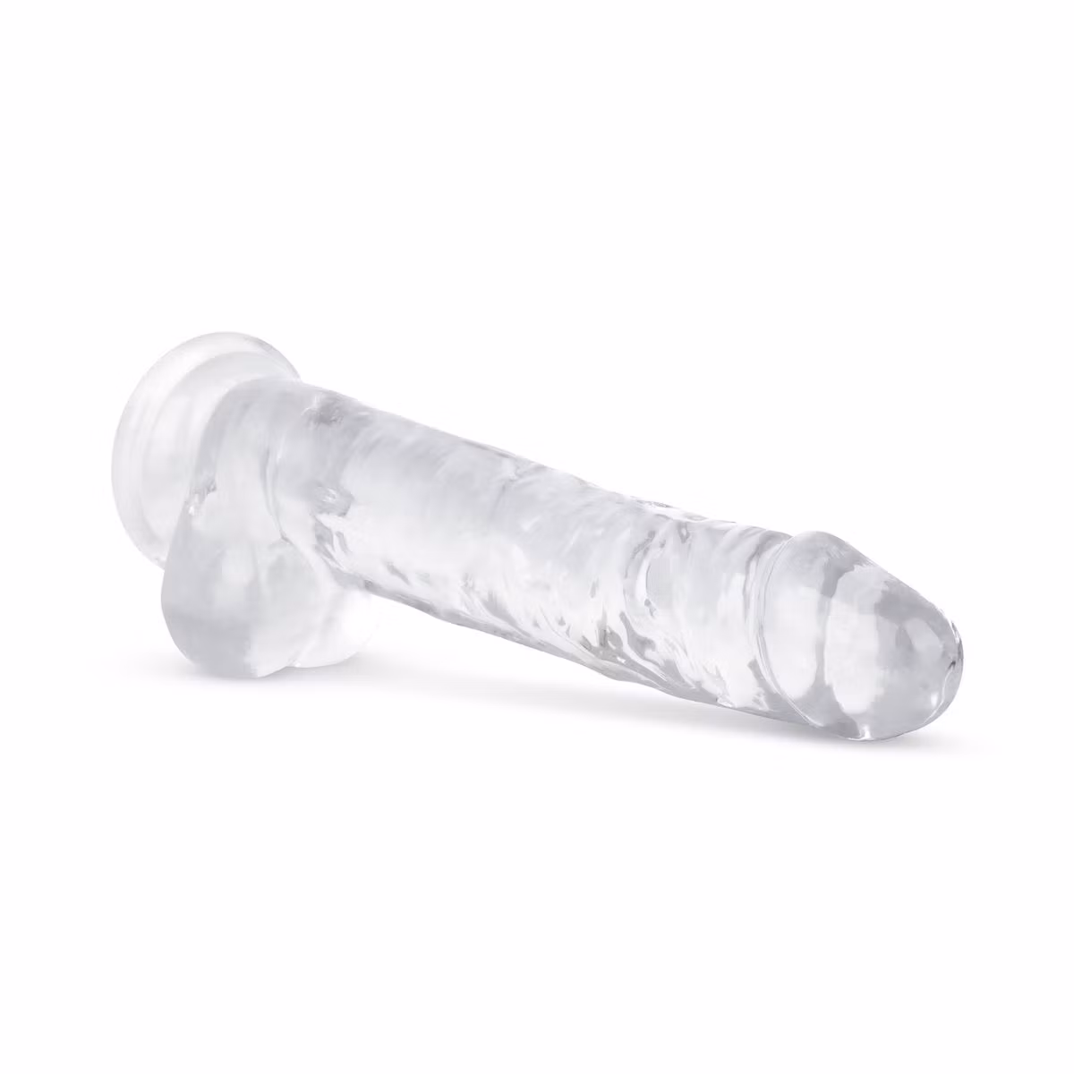 EasyToys Dildo – Transparent Jelly Dildo with Balls (19 cm)