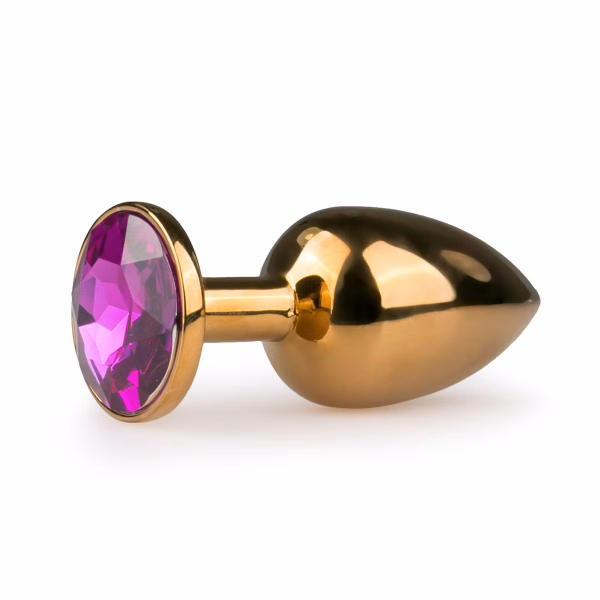 EasyToys Anal – Metal Butt Plug No. 1 (Guld/Lila)
