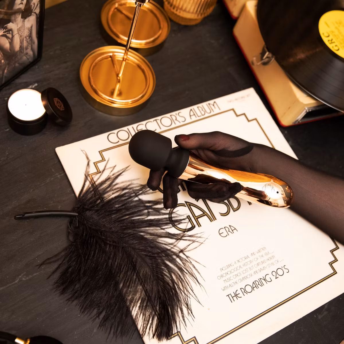 Rosy Gold – Nouveau Curve Massager Wand Vibrator