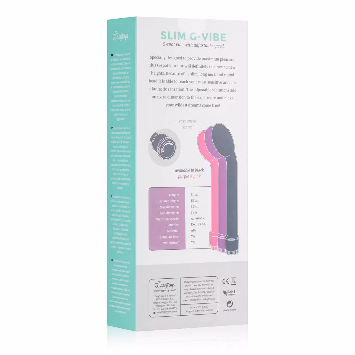 EasyToys Vibe – G-Spot Vibrator (Pink)