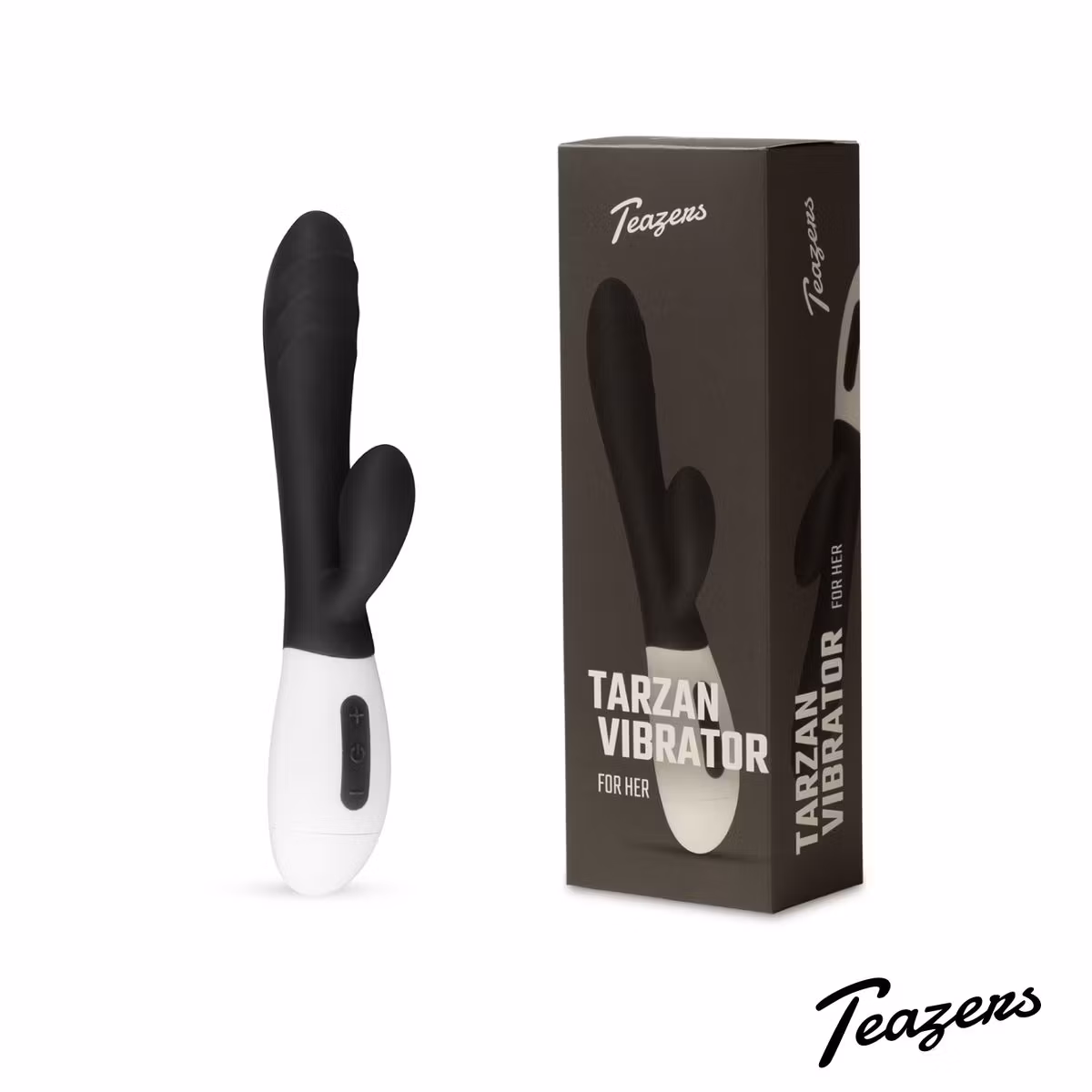 Teazers – Tarzan Rabbit Vibrator (Black)