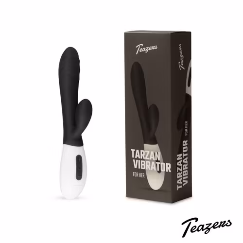 Teazers – Tarzan Rabbit Vibrator (Black)
