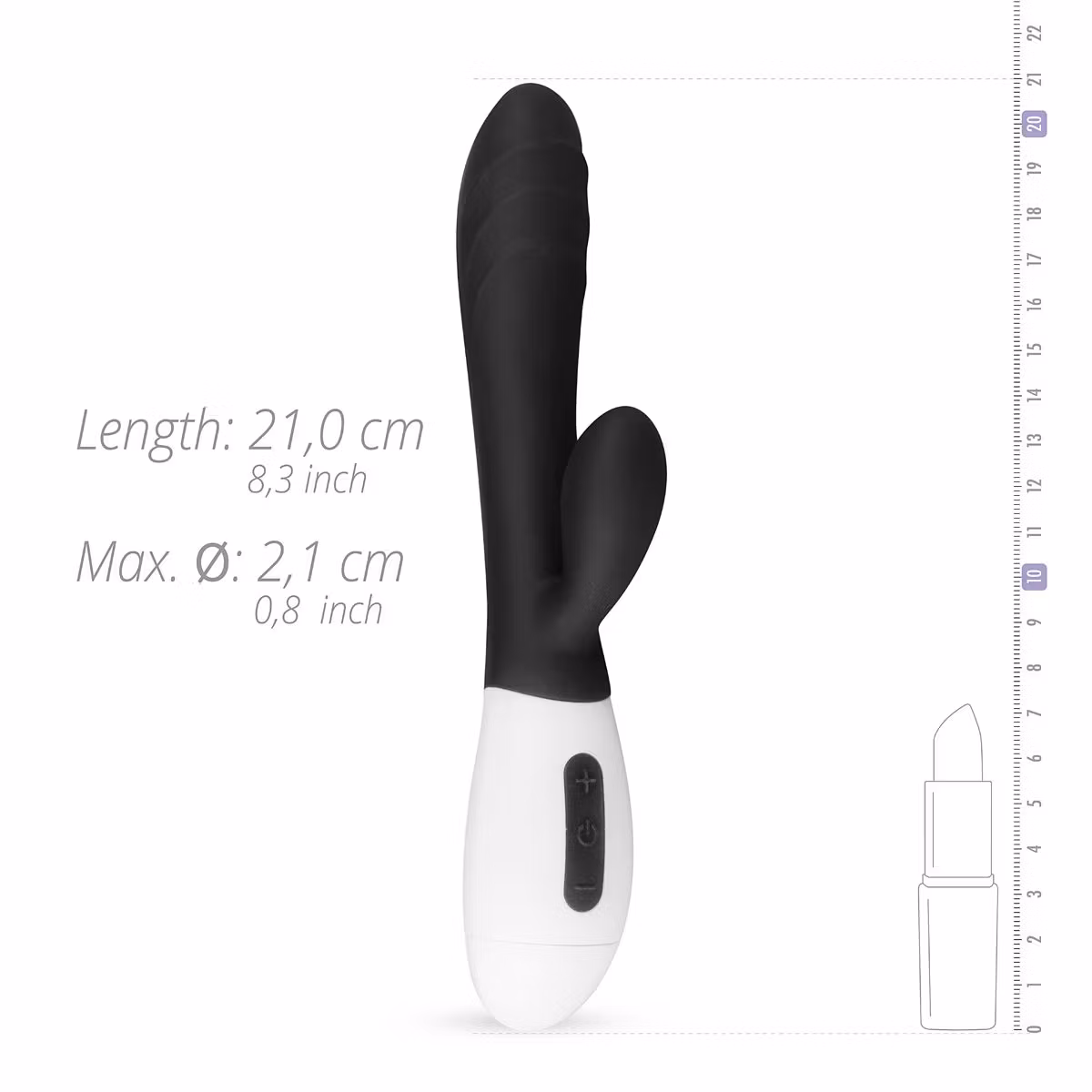 Teazers – Tarzan Rabbit Vibrator (Black)
