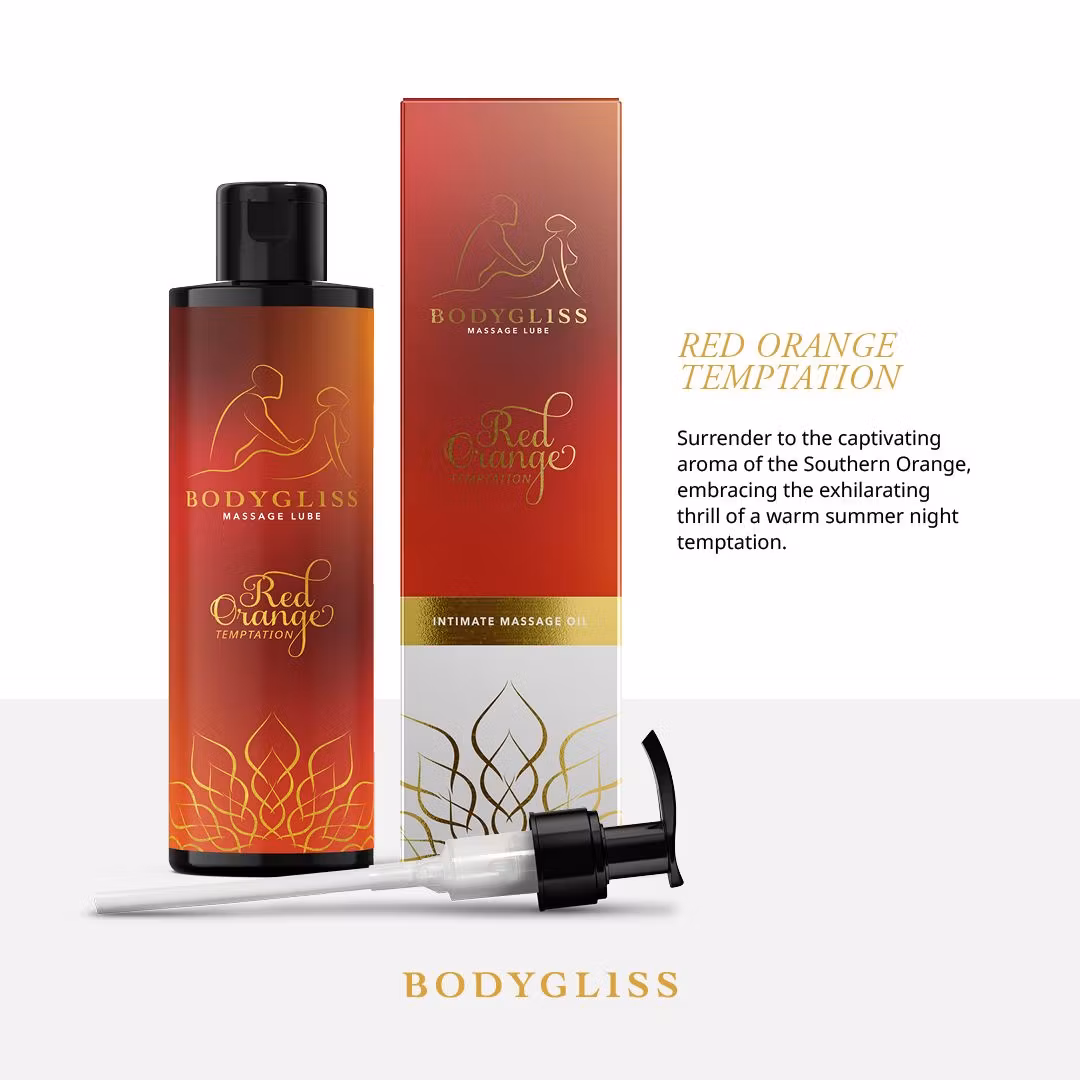 BodyGliss – Massage Oil & Lubricant in 1 Blood Orange (150 ml)