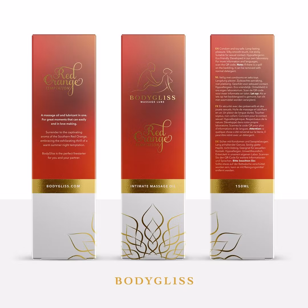 BodyGliss – Massage Oil & Lubricant in 1 Blood Orange (150 ml)