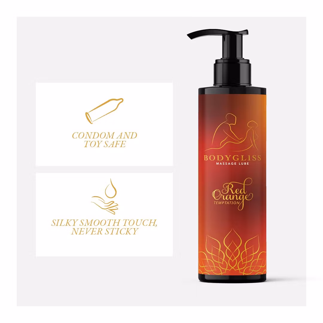 BodyGliss – Massage Oil & Lubricant in 1 Blood Orange (150 ml)