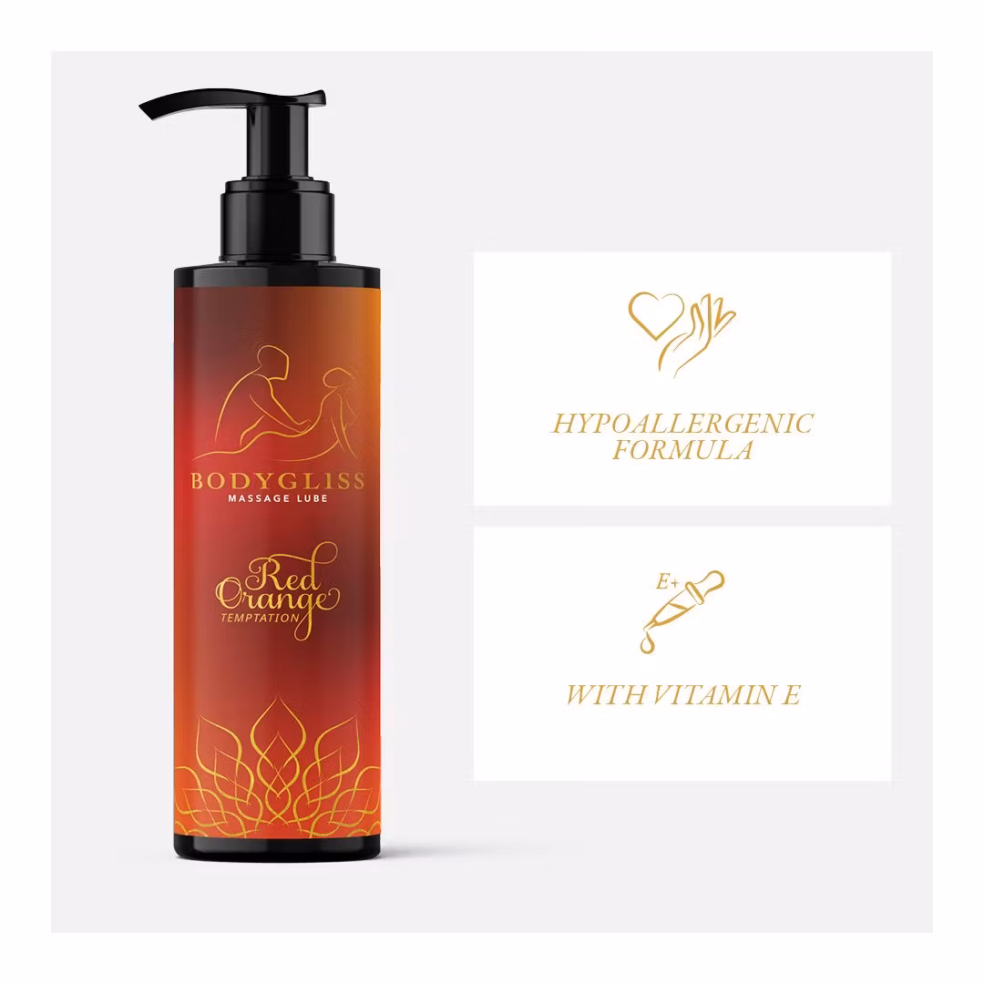 BodyGliss – Massage Oil & Lubricant in 1 Blood Orange (150 ml)