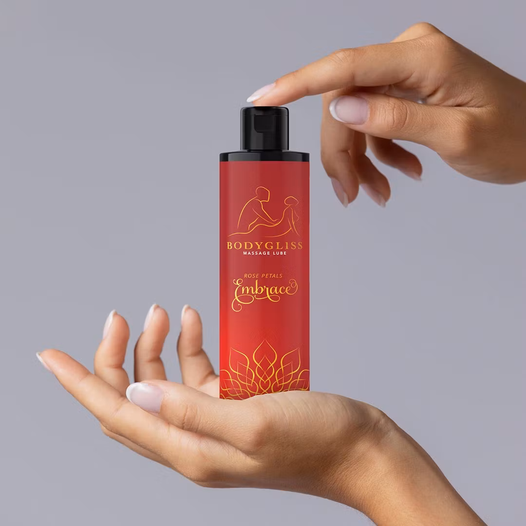 BodyGliss – Massage Oil & Lubricant in 1 Rose Petals (150 ml)