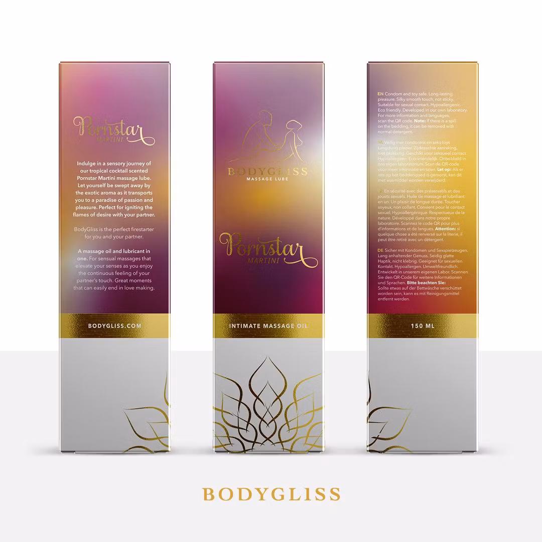 BodyGliss – Massage Oil & Lubricant in 1 Pornstar Martini (150 ml)