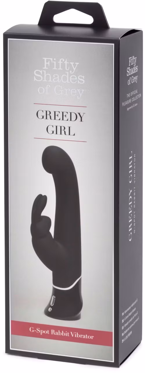 Fifty Shades of Grey – GREEDY GIRL G-Spot Rabbit Vibrator (Black)