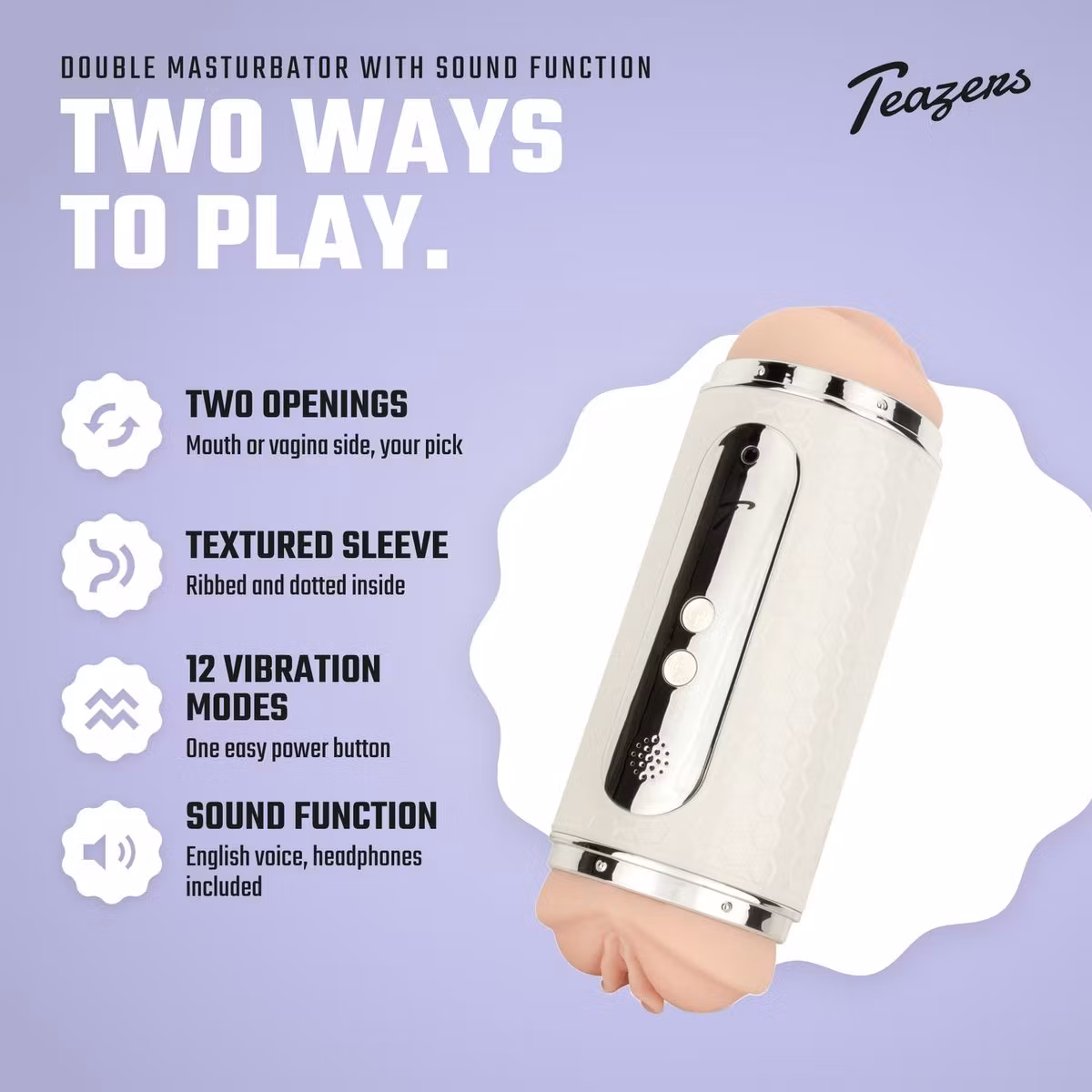Teazers – Electric Masturbator Double-Sided
