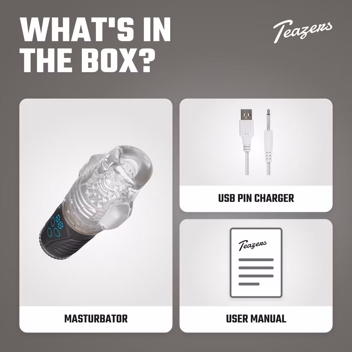Teazers – Masturbator with Powerful Suction & Vibration