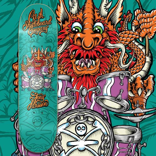 Cash Skateboards ”Tony Jansson” Colour