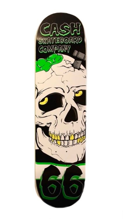 Cash Skateboards "Screw skull" (Ord Pris 599kr)