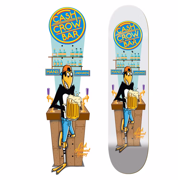 Cash Skateboards "Crowbar Hazze Lindgren Pro Model "