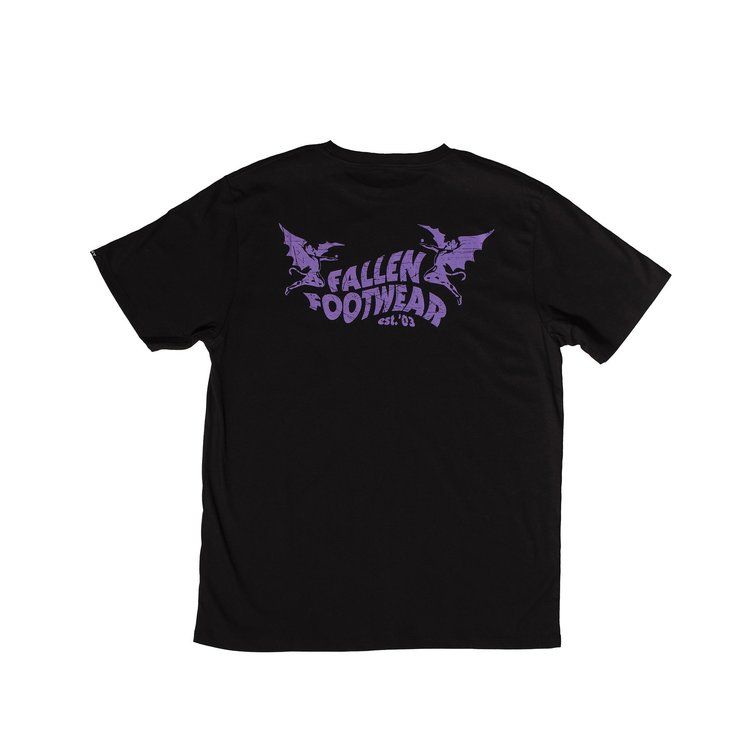 FALLEN - FLAGGED Tee - BLACK