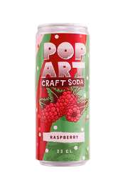 Hammars Bryggeri Pop Art Craft Soda Hallonsoda 33cl 1st