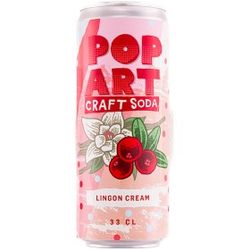 Hammars Bryggeri Pop Art Craft Soda Lingon Cream 33cl 1st
