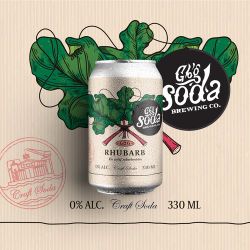 GBG Soda Craft Soda - Rhubarb 24st