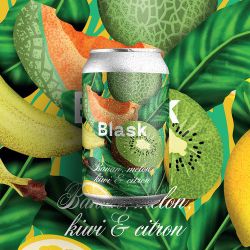 GBG Soda Blask - Banan, Melon, Kiwi & Citron 24st
