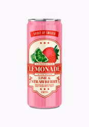 Spirit of Sweden Lemonad Jordgubb & Lime 33cl 24St