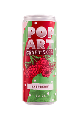 Hammars Bryggeri Pop Art Craft Soda Hallonsoda 33cl 24st