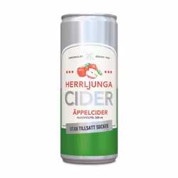 Herrljunga Äppelcider Utan Tillsatt Socker 33cl 24St