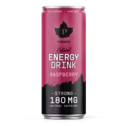 Pureness Natural Energy Drink Strong Raspberry  33cl 24st