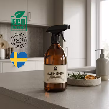 Allrengöring vegan & Eco cert - Apelsin & Rosmarin 500 ml