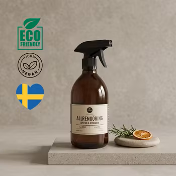 Allrengöring vegan & Eco cert - Apelsin & Rosmarin 500 ml