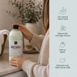 Flytande sköljmedel Ädelskölj "Äpple" 1L (65 tvättar)