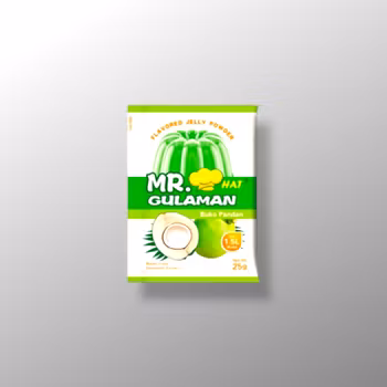 Jelly Powder / Gulaman Buko Pandan - Mr Hat 25g