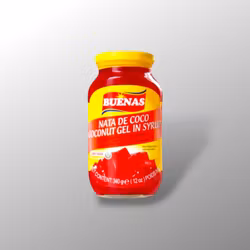 Nata de Coco / Coconut Gel Red - Buenas 340g