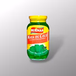 Nata de Coco / Coconut Gel  Green- Buenas 340g