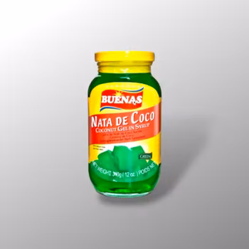 Nata de Coco / Coconut Gel  Green- Buenas 340g
