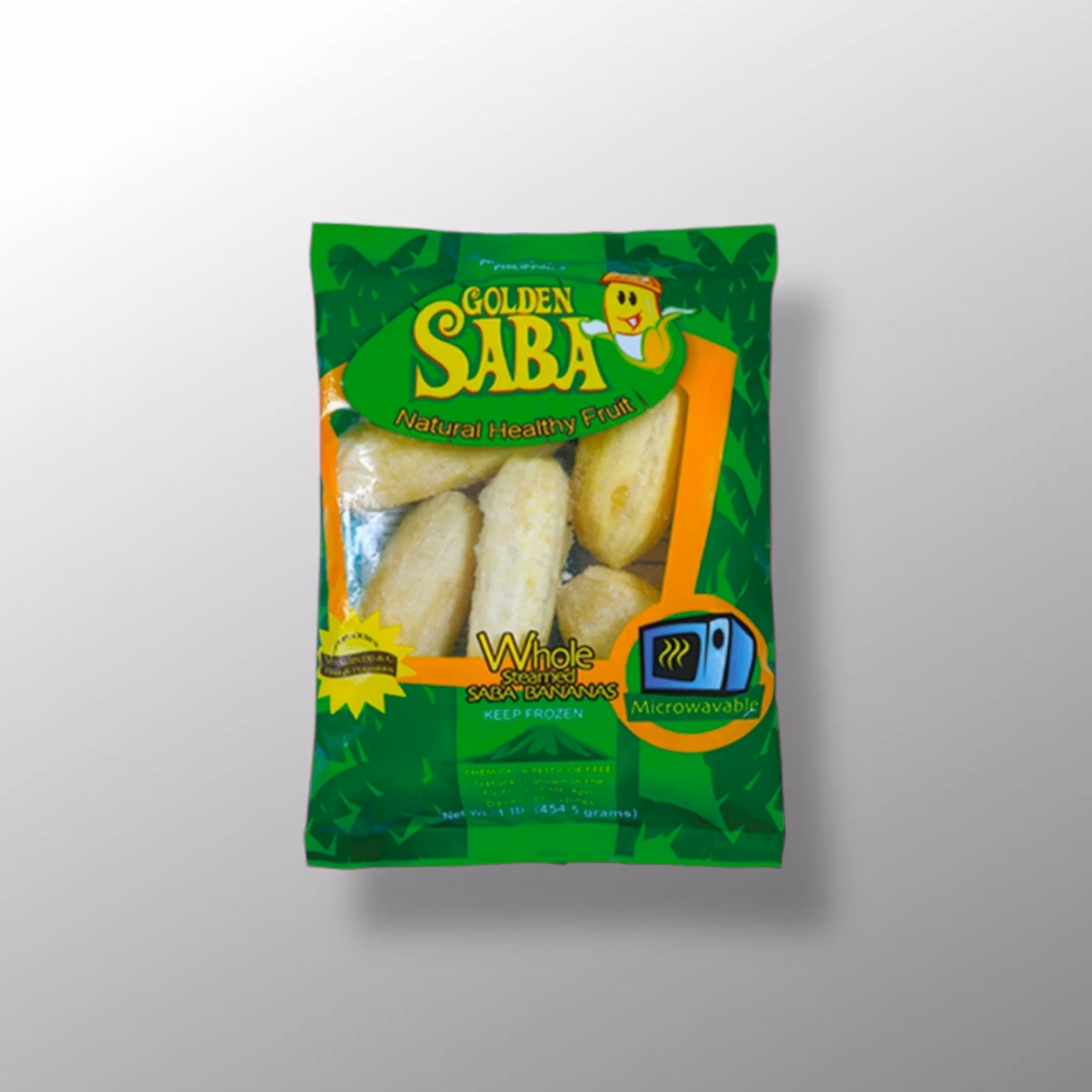 Steamed Saba Banana (Whole) - Golden Saba 454 G