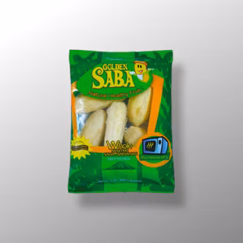 Steamed Saba Banana (Whole) - Golden Saba 454 G