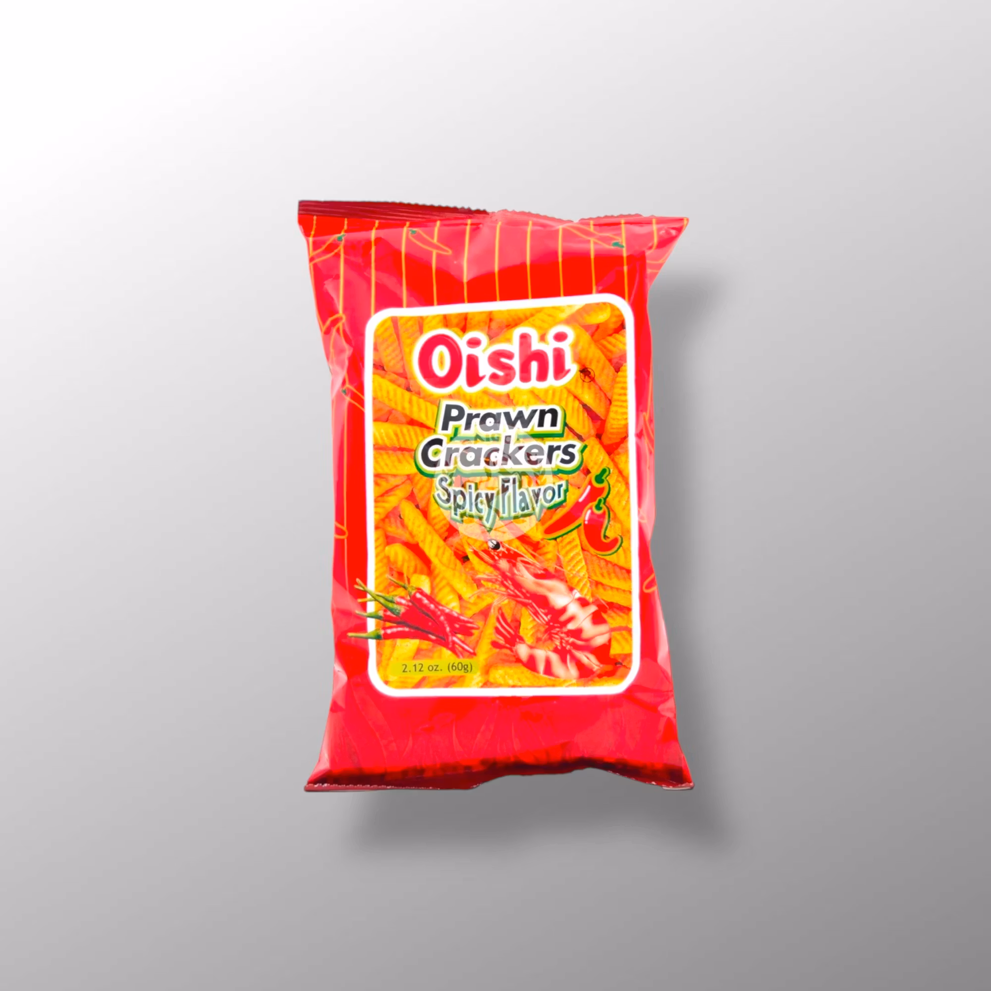 Oishi Prawn Crackers Spicy Flavor 60g