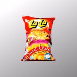 La-La fish crackers Sweet Chili 100g