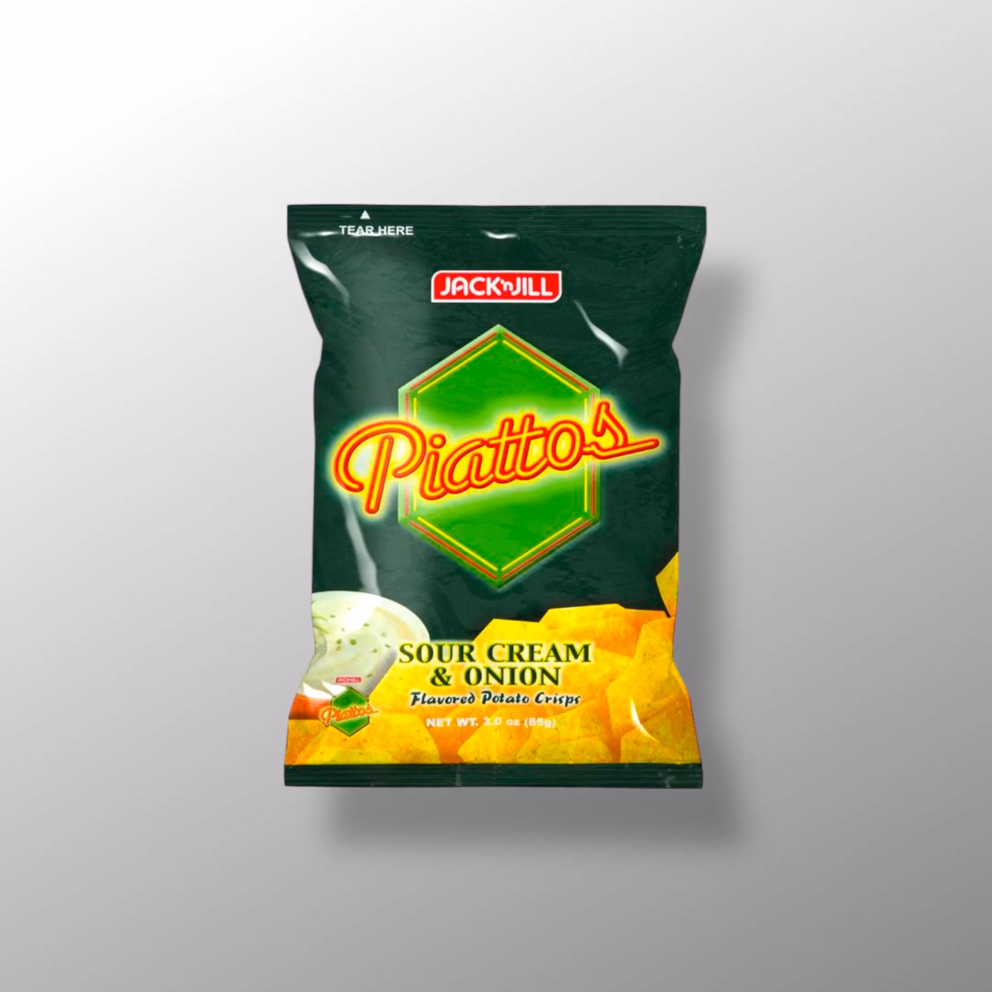 Jack ‘N Jill Piattos Sour Cream & Onion 85g