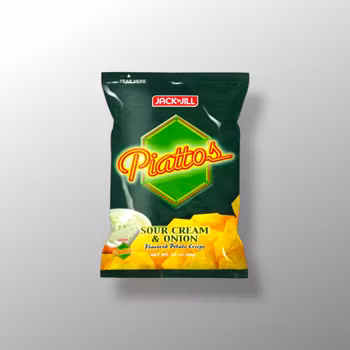 Jack ‘N Jill Piattos Sour Cream & Onion 85g