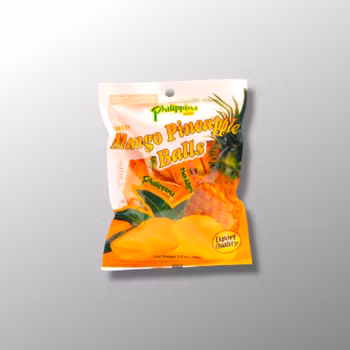 Dried Mango & Pineapple Balls - Philippine Brand 100g