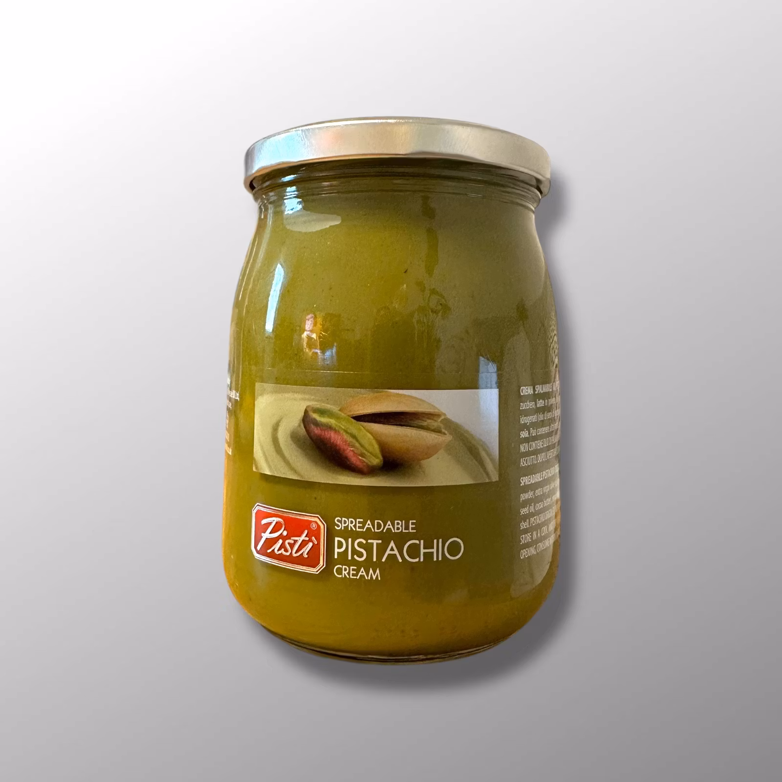 Pisti Pistachio Cream - Spreadable Paste Jar 600g