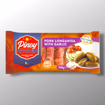 Pork Longanisa with Garlic - Pinoy Kitchen 350 G