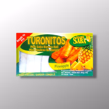 Mini Spring Rolls Banana & Pineapple - Golden Saba 454 G