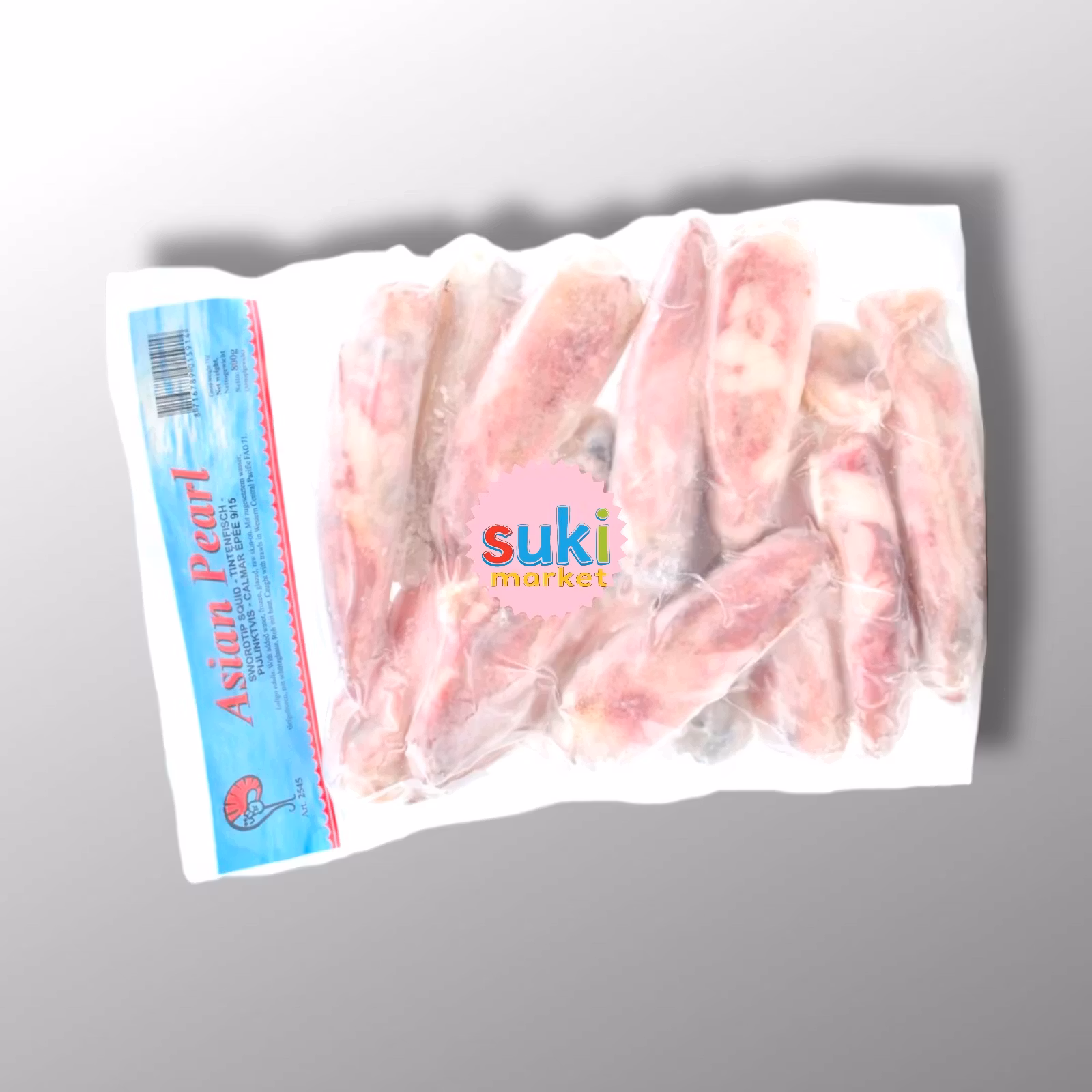 Squid ( whole with skin ) - MOOIJER 1kg