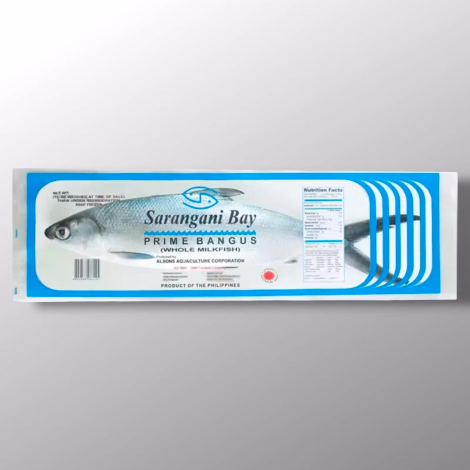 SARANGANI - FRESH FROZEN WHOLE MILKFISH 400 to 420g